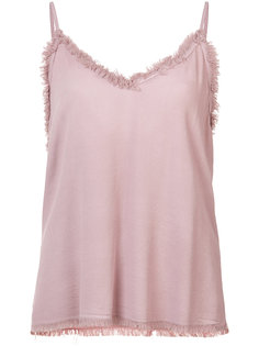 fringe-hem tank top Raquel Allegra