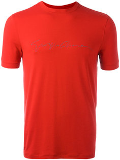 logo front T-shirt Giorgio Armani