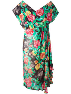 floral print dress Christian Dior Vintage