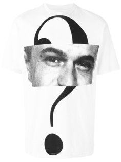 question mark face print T-shirt Moschino Vintage