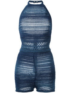 knitted halterneck playsuit Balmain