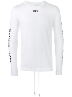 logo print sweatshirt Off-White