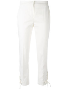 укороченные брюки со шнуровкой по бокам Max Mara