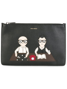 клатч с нашивкой Dolce &amp; Gabbana