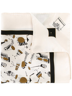 instrument print scarf  Dolce &amp; Gabbana