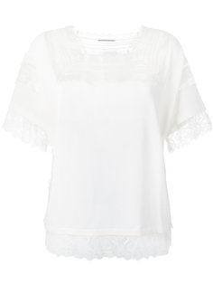 lace-trim blouse Ermanno Scervino
