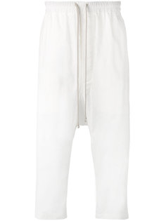 drop-crotch cropped trousers Rick Owens