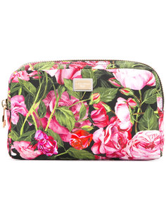 косметичка с рисунком из роз Dolce &amp; Gabbana