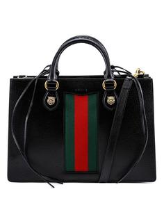 сумка-тоут с контрастными полосками Gucci