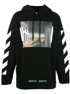 толстовка с капюшоном и полосками на рукавах Off-White