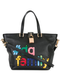 сумка-тоут Dolce с нашивкой #DG family Dolce &amp; Gabbana