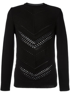 джемпер с узором шеврон Balmain