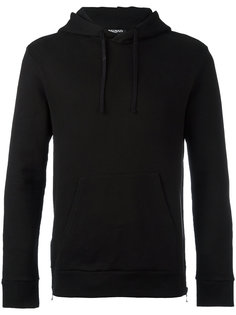 толстовка с капюшоном и боковыми молниями Balmain
