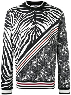 multi-print sweatshirt Dolce &amp; Gabbana