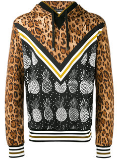 multi-print hoodie Dolce &amp; Gabbana