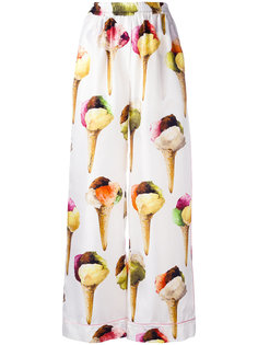 пижамные брюки с принтом мороженного Dolce &amp; Gabbana