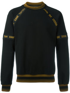 printed piped sweatshirt Dolce &amp; Gabbana