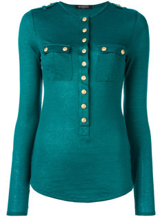 топ с длинными рукавами Balmain