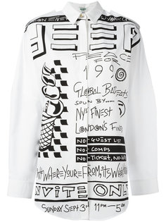 graphic print shirt Kenzo