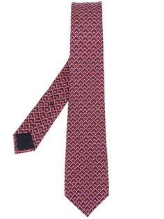 галстук с геометрическим узором  Gucci