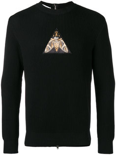 patch zipped back sweatshirt Givenchy