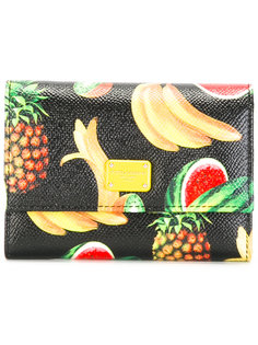 кошелек с принтом тропических фруктов Dolce &amp; Gabbana
