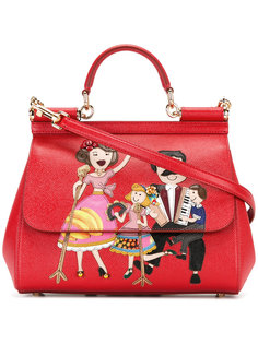 сумка на плечо с аппликацией Dolce &amp; Gabbana