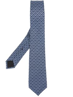 галстук с геометрическим узором Gucci