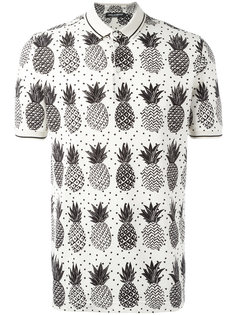 pineapple print polo shirt  Dolce &amp; Gabbana