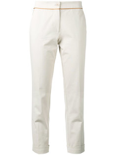 укороченные брюки с подвернутыми манжетами Etro