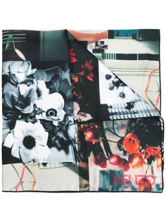 floral print scarf Kenzo