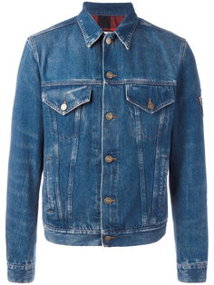 embroidered denim jacket Gucci