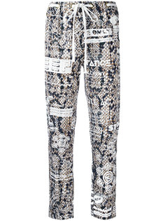 printed drawstring trousers Kenzo
