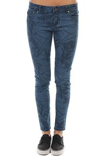 Джинсы узкие женские Roxy Suntripperprint Captains Blue Mister