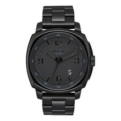 Кварцевые часы Nixon Charger Chrono Leather Black