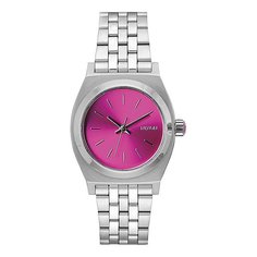 Кварцевые часы женские Nixon Medium Time Teller Pink Sunray