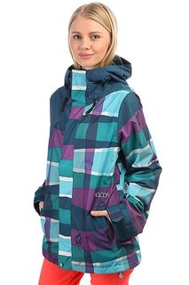 Куртка утепленная женская Volcom Mellea Jacket Scrambled Stripe