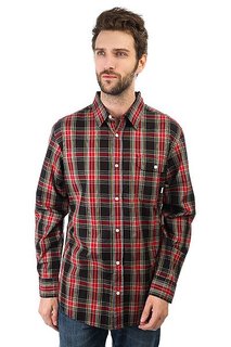 Рубашка в клетку Burton Mns Fletcher Ls Wvn True Black Plaid