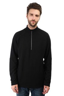 Толстовка классическая Burton Ak Wool 1/4 Zip True Black