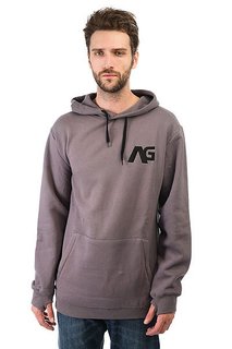 Толстовка сноубордическая Analog Crux Hoodie Gray Skies Heather