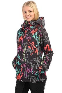 Куртка утепленная женская Volcom Clove Insulated Jacket Script Stripe Black