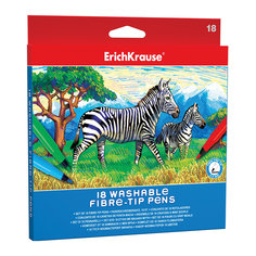 Фломастеры ArtBerry easy washable, 18 цветов Erich Krause