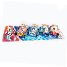 Набор инерционных машинок "Гоночные машины", 4 шт. Дрофа Медиа