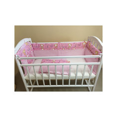 Борт в кроватку, GulSara, 18.12 розовый