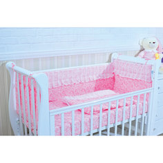 Борт в кроватку, GulSara, 18.47 розовый