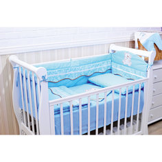 Борт в кроватку, GulSara, 18.27 голубой