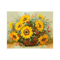 Роспись по номерам "Подсолнухи" 40*50 см Tukzar