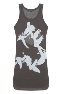 Топ с принтом Ann Demeulemeester