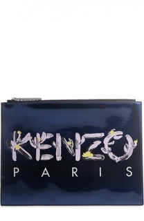 Клатч на молнии с логотипом бренда Kenzo