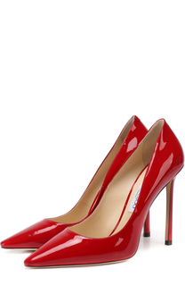 Лаковые туфли Romy 110 на шпильке Jimmy Choo